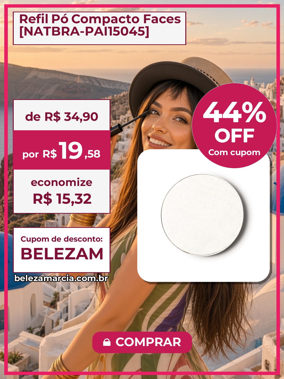 Refil Pó Compacto Faces [NATBRA-PAI15045]